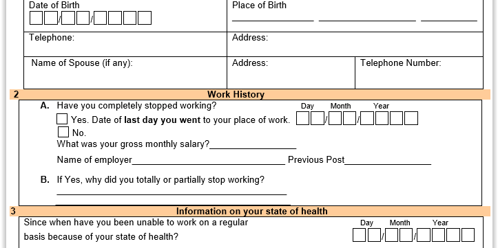 Download Application Form For Incapacity Monthly Pension Seychelles Pension Fund 4527